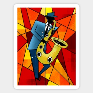 Jazz Musician Magnet